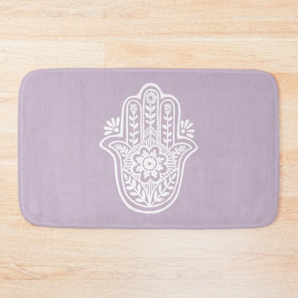 Artikelvorschau, Hamsa Flora Linocut - Dust + Snow entworfen und verkauft von Irene Estelle.