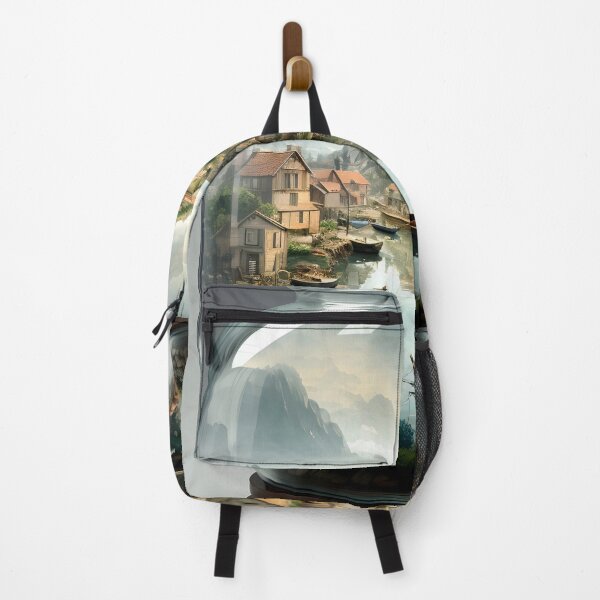 Item preview, Village by the Sea: Encased in Glass designed and sold by Ceemko's Vintage Corner.