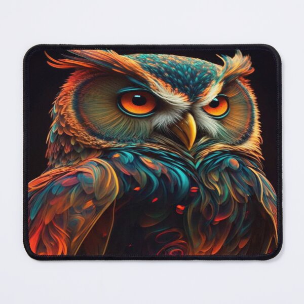 Item preview, owl with fire designed and sold by sbrstore.