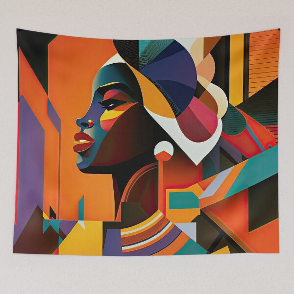 Item preview, African Style Bauhaus Design designed and sold by ArtificialGenes.