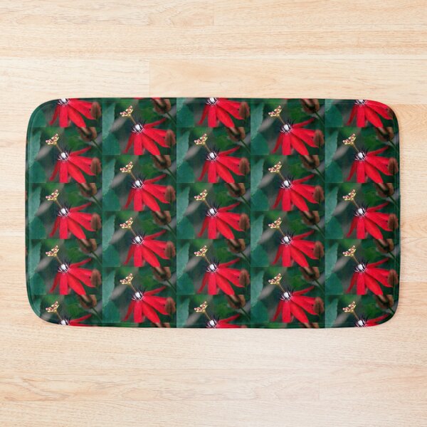 Item preview, Red Passion Fower (Passiflora miniata) designed and sold by Kerryn Madsen-Pietsch.