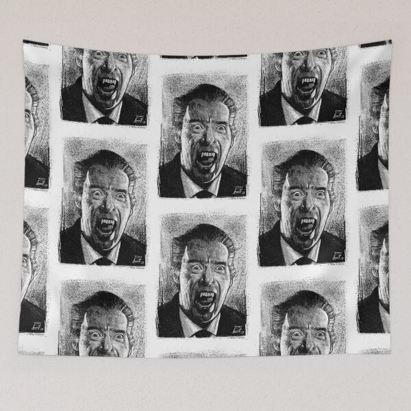 Item preview, Christopher Lee's Dracula black designed and sold by DivaCalaveras.