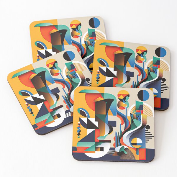 Item preview, African Style Bauhaus Design designed and sold by ArtificialGenes.