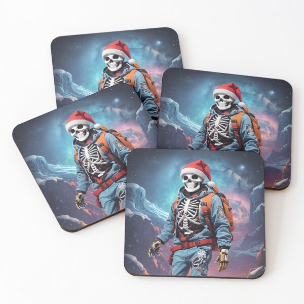 Item preview, cool santa skeleton designed and sold by ratchawoot.