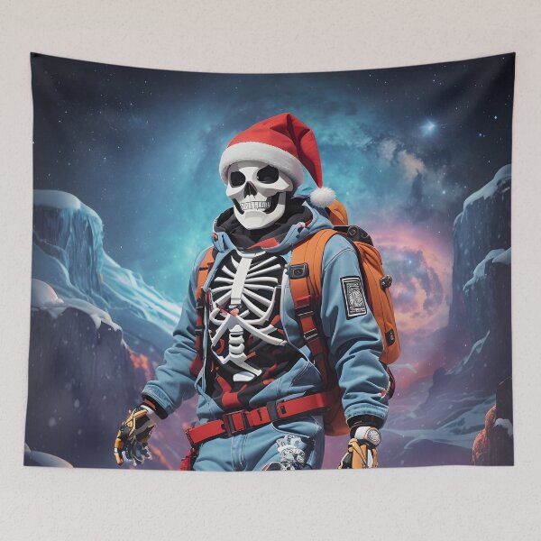 Item preview, cool santa skeleton designed and sold by ratchawoot.