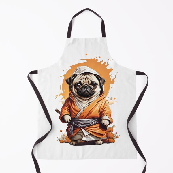 Item preview, Ninja Pug designed and sold by WildPugShop.