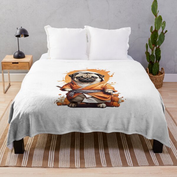 Item preview, Ninja Pug designed and sold by WildPugShop.
