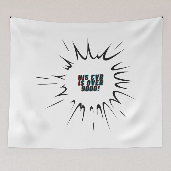 Item preview, His CVR is over 9000! Dragonball Related Marketer designed and sold by P0dEr.