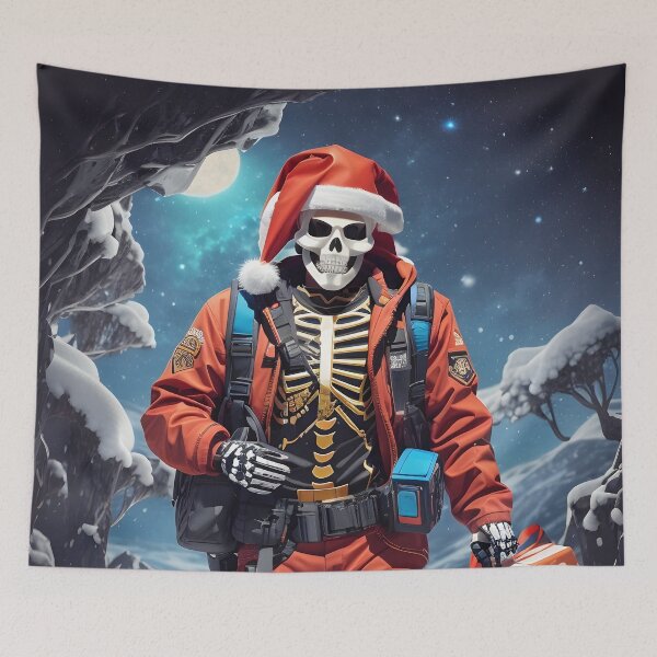Item preview, cool santa skeleton designed and sold by ratchawoot.