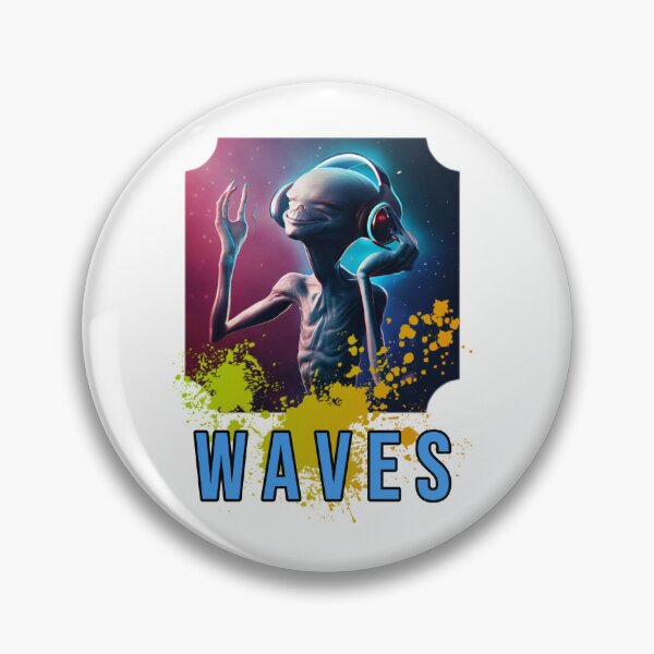 Item preview, Alien Sound Waves designed and sold by DonAscaneo.