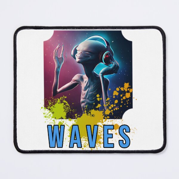 Item preview, Alien Sound Waves designed and sold by DonAscaneo.