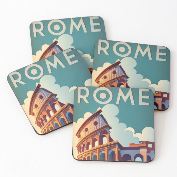 Item preview, Rome, Italy, Colosseum, Cities of the World, Vintage style designed and sold by emaga.