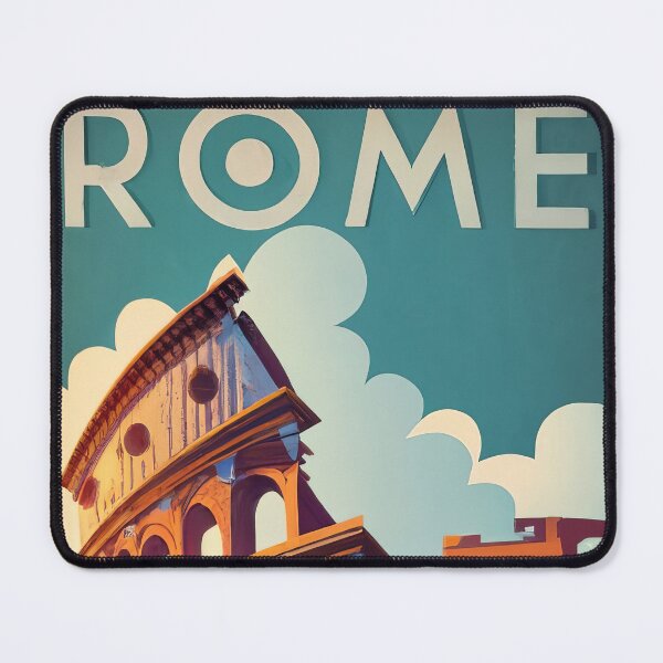 Item preview, Rome Colosseum - Vintage Italy Travel Art designed and sold by Emaga Digital Studio.