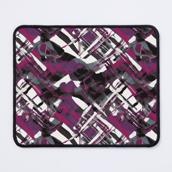 Item preview, Pattern in Preppy Style - Magenta, Violet, White, Black designed and sold by biiid.