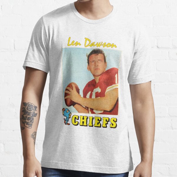 Len Dawson Name & Number T-Shirt - Black - Tshirtsedge