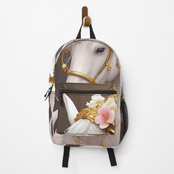 Item preview, Horse animal white, magestic, golden, king, queen, Kingdom, cute designed and sold by Cyber Kids.