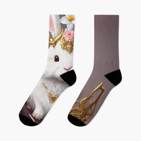 Item preview, Bunny white, magestic, golden, king, queen, Kingdom, cute designed and sold by Cyber Kids.