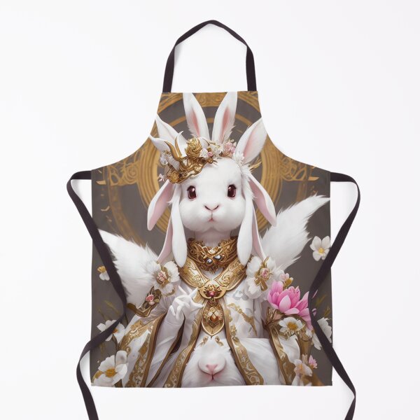 Item preview, Bunny white, magestic, golden, king, queen, Kingdom, cute designed and sold by Cyber Kids.