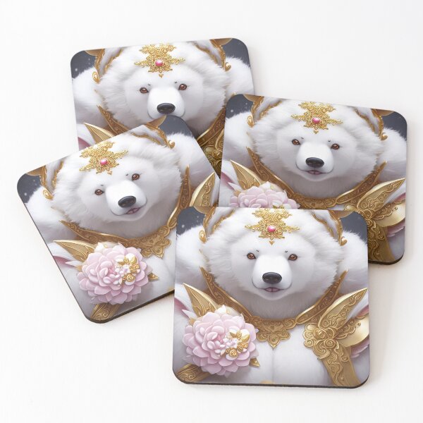 Item preview, Bear white, magestic, golden, king, queen, Kingdom, cute designed and sold by Cyber Kids.