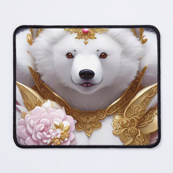 Item preview, Bear white, magestic, golden, king, queen, Kingdom, cute designed and sold by Cyber Kids.