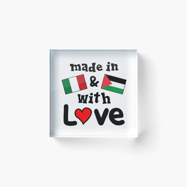 Item preview, Made in Italy & Palestine with love designed and sold by KHATDESIGNITALY.