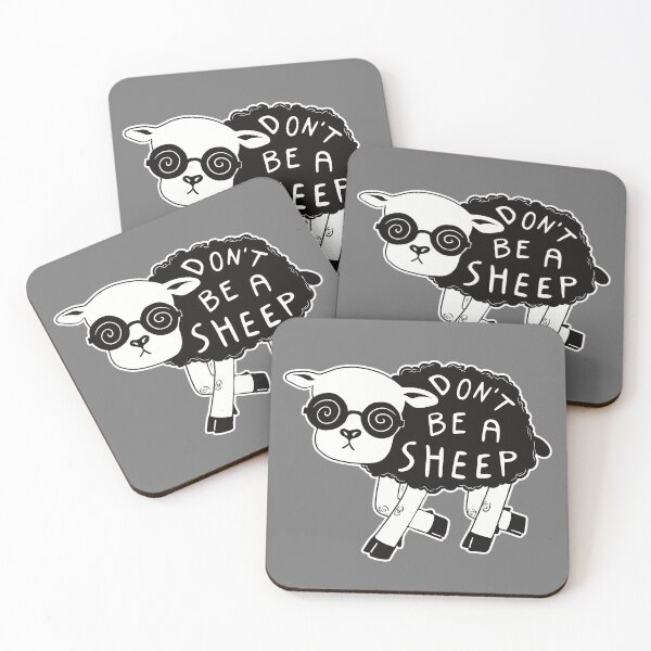 Item preview, Don't Be A Sheep designed and sold by SimplyAnnieArt.