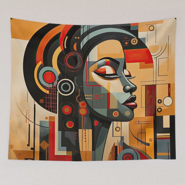 Item preview, African Style Bauhaus Design designed and sold by ArtificialGenes.