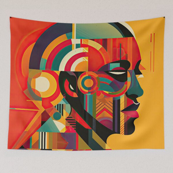 Item preview, African Style Bauhaus Design designed and sold by ArtificialGenes.