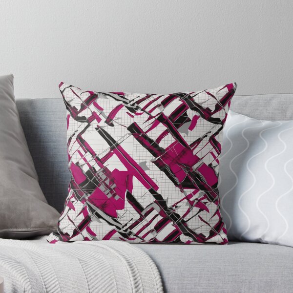 Item preview, Preppy Style Pattern - Magenta, White, Black designed and sold by biiid.