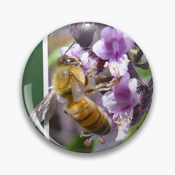 Item preview, BEE AND BASIL FLOWER designed and sold by Elisabeth Dubois.