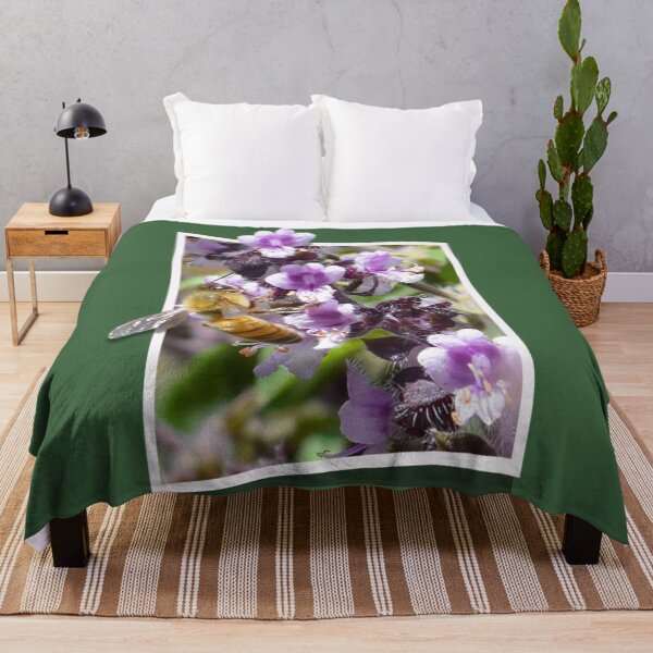 Item preview, BEE AND BASIL FLOWER designed and sold by Elisabeth Dubois.