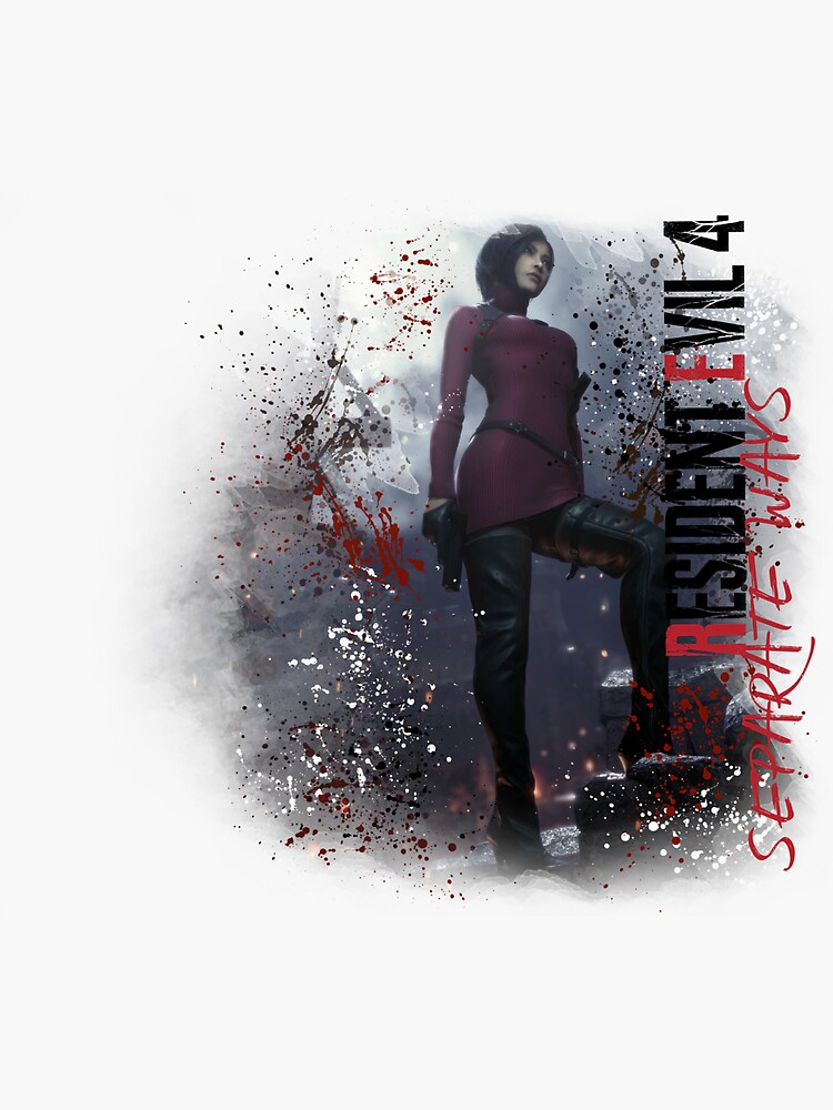 Resident Evil 4 Ada Wong Sticker for Sale by Ginpachistore