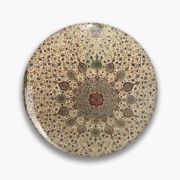 Item preview, Safavid Millefleurs Floral Carpet Print designed and sold by Vicky Brago-Mitchell®.