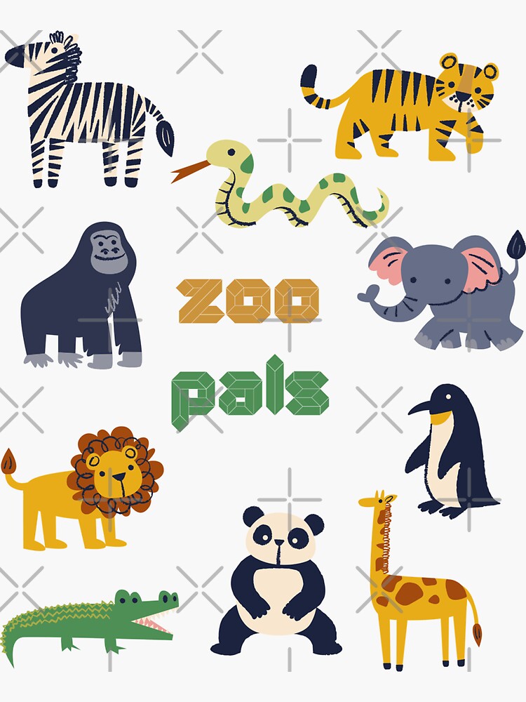 Aardvark Zoo Pal Crossover Sticker for Sale by Rekked
