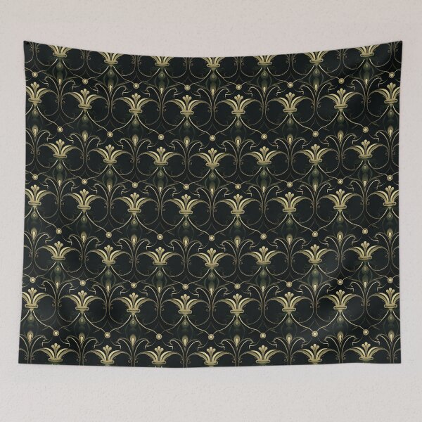 Item preview, Modern floral design inspired by Gothic Pop and Rococo style designed and sold by Pflugart.