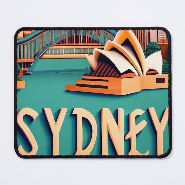 Item preview, Sydney, Opera House, Cities of the World, Vintage style designed and sold by emaga.