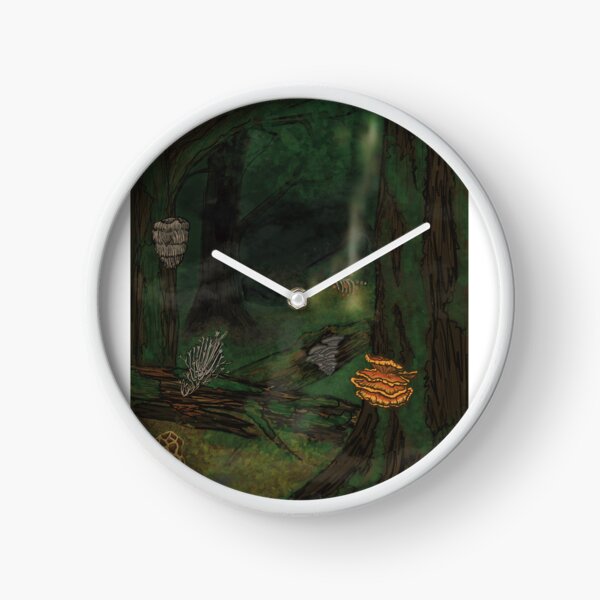 Mushroom forest  Clock