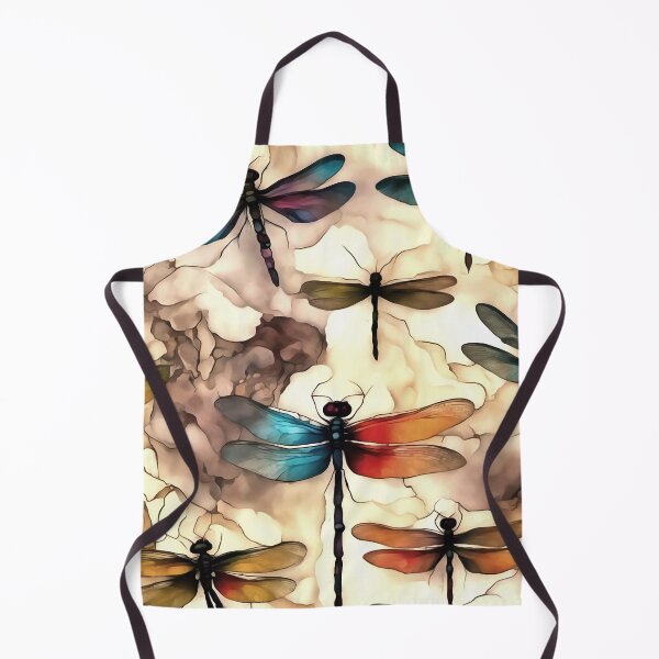Item preview, Pretty Dragonflies On An Alcohol Ink Abstract Background designed and sold by taiche.