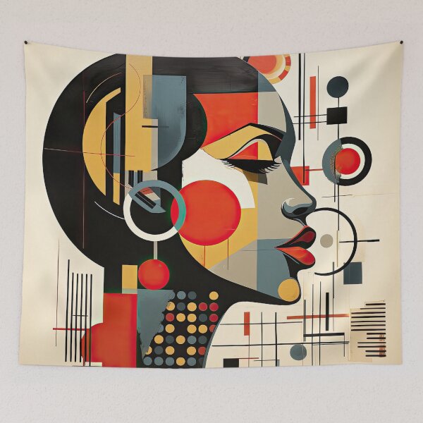 Item preview, African Style Bauhaus Design designed and sold by ArtificialGenes.