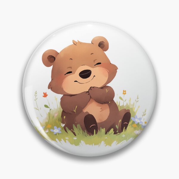 Item preview, Cute Smiling Bear designed and sold by whimsizoo.