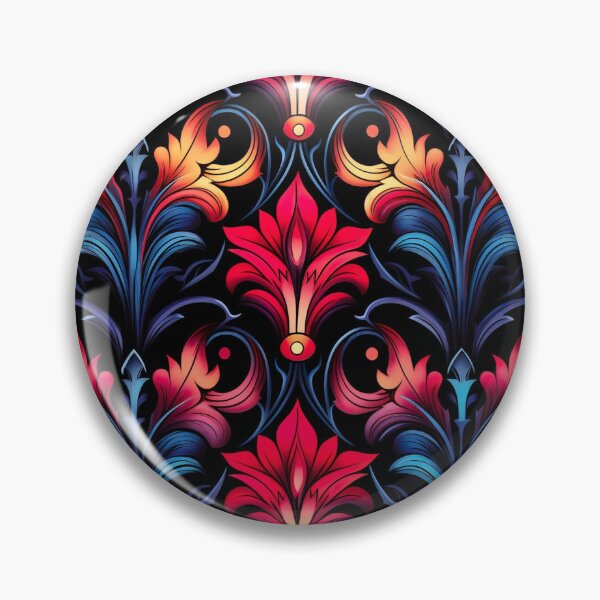 Item preview, Modern floral design inspired by Gothic Pop and Rococo style designed and sold by Pflugart.