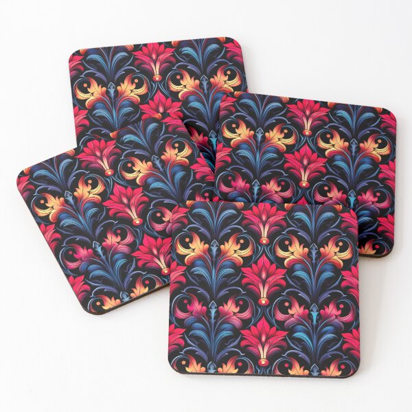 Item preview, Modern floral design inspired by Gothic Pop and Rococo style designed and sold by Pflugart.
