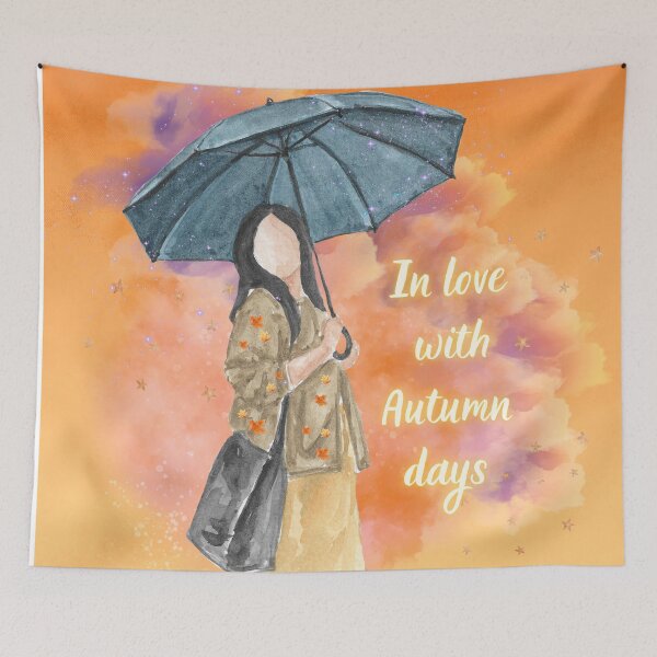 Item preview, In Love with Autumn Days, Graphic Design for all Fall Lovers  designed and sold by Lunardreams54.