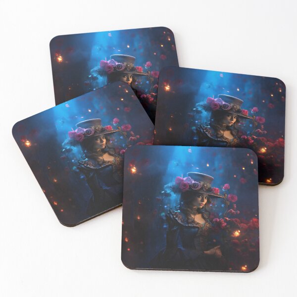 Item preview, Mysterious Lady in the secret Garden 3 designed and sold by Red Witch Art.