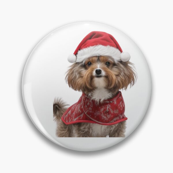 Artikelvorschau, Langhaariger Chihuahua-Weihnachtsmann. Frohe Weihnachten entworfen und verkauft von Debsgiftware .
