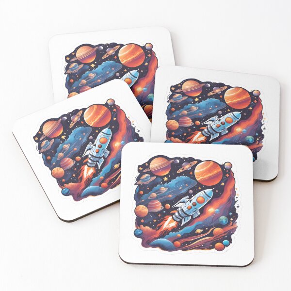 Item preview, Space and rocker sticker designed and sold by mrlazypl.