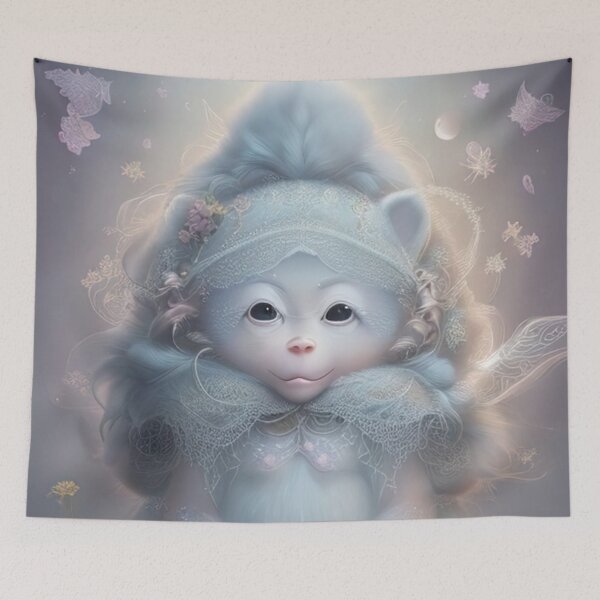 Item preview, Adorable monkey princess, delicate, majestic, fable, fantasy, baby designed and sold by Cyber Kids.