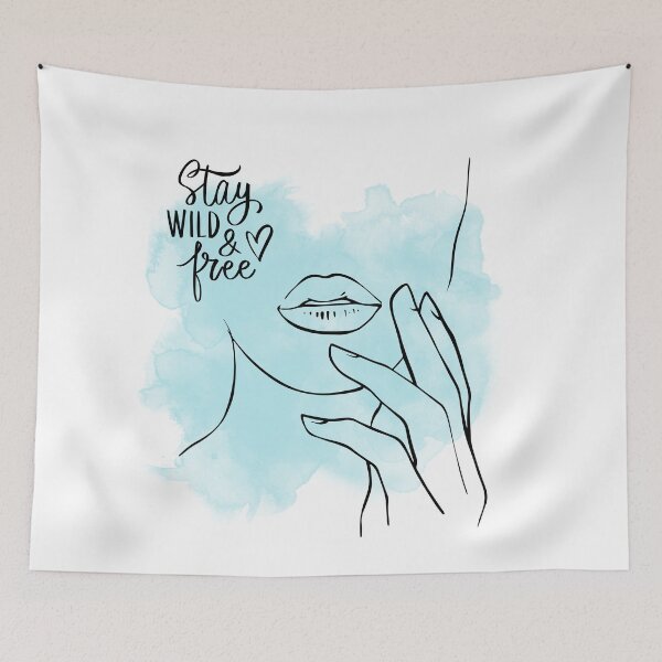 Item preview, Stay wild and free designed and sold by Moon---Cactus.