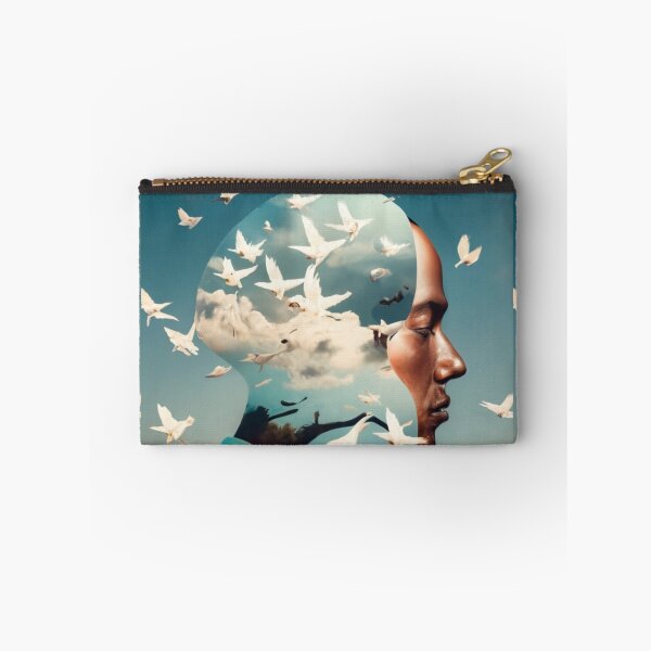 Item preview, birds in man head 1 designed and sold by rayo-art.