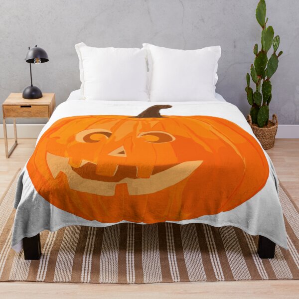 Artikelvorschau, Fröhlicher Jack-O-Lantern-Kürbis entworfen und verkauft von regsdoodles.